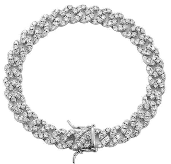 Bracciale Cuban Slim 8mm Luxury - Image 3