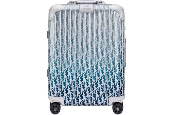 Dior x RIMOWA 4-Wheel Cabin Suitcase Aluminium Dior Oblique