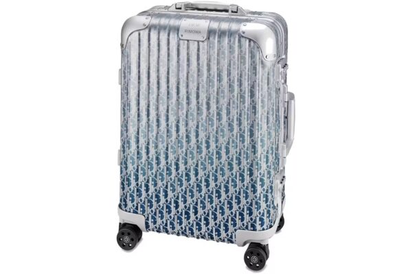Dior x RIMOWA 4-Wheel Cabin Suitcase Aluminium Dior Oblique - Image 3