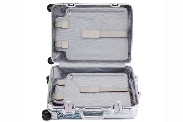 Dior x RIMOWA 4-Wheel Cabin Suitcase Aluminium Dior Oblique - Image 4