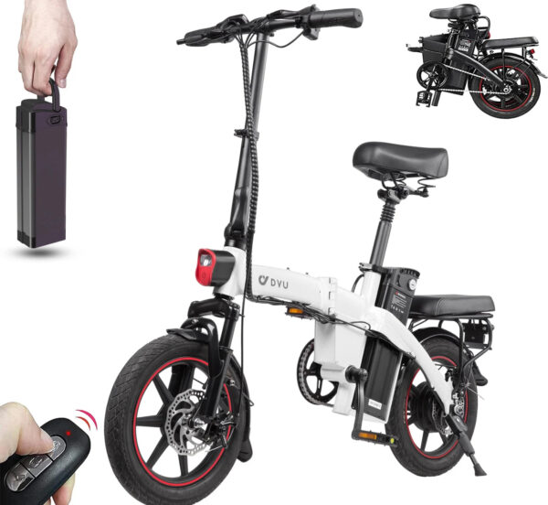 DYU A5 14 Inch Full Foldable Electric Bike - Image 12